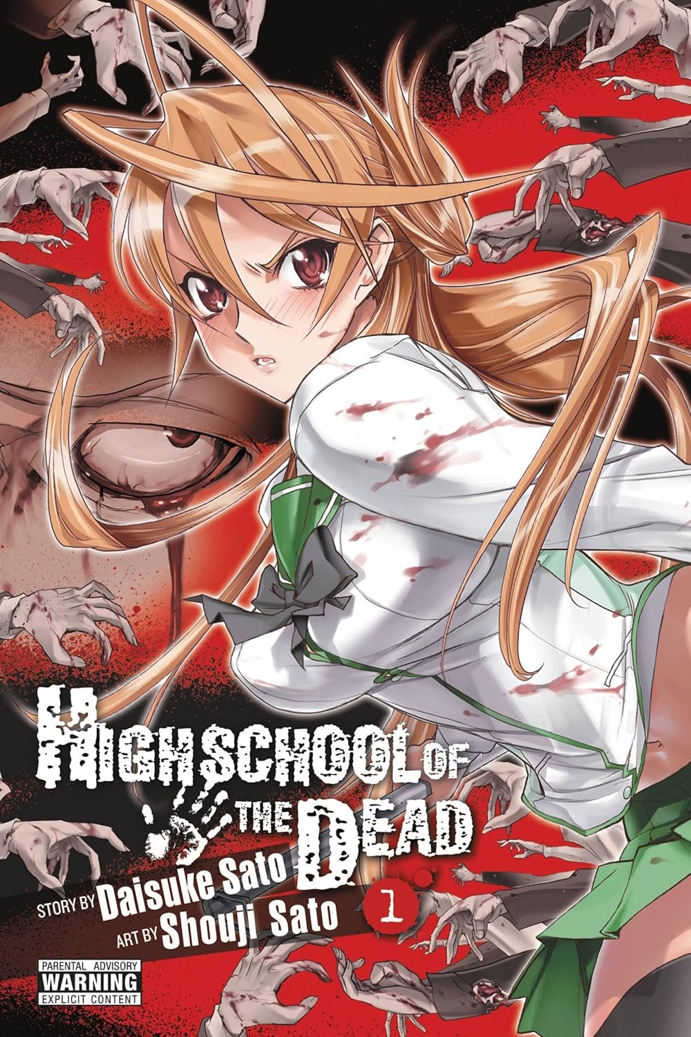 Survival and Suspense: A Dive into the Dark World of Highschool of the Dead, Vol. 1